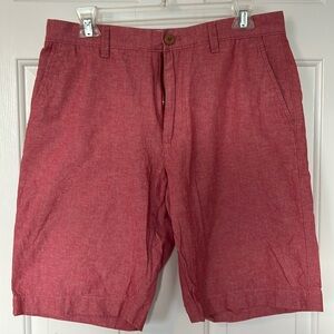 J Crew Men’s heathered red shorts